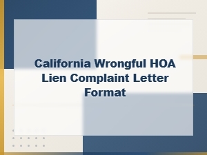 How to Dispute a Wrongful Hoa Lien in California